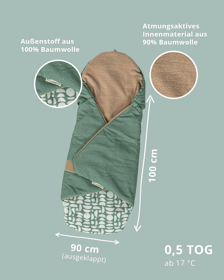 Sommer-Einschlagdecke Classic Grün ULLENBOOM®
