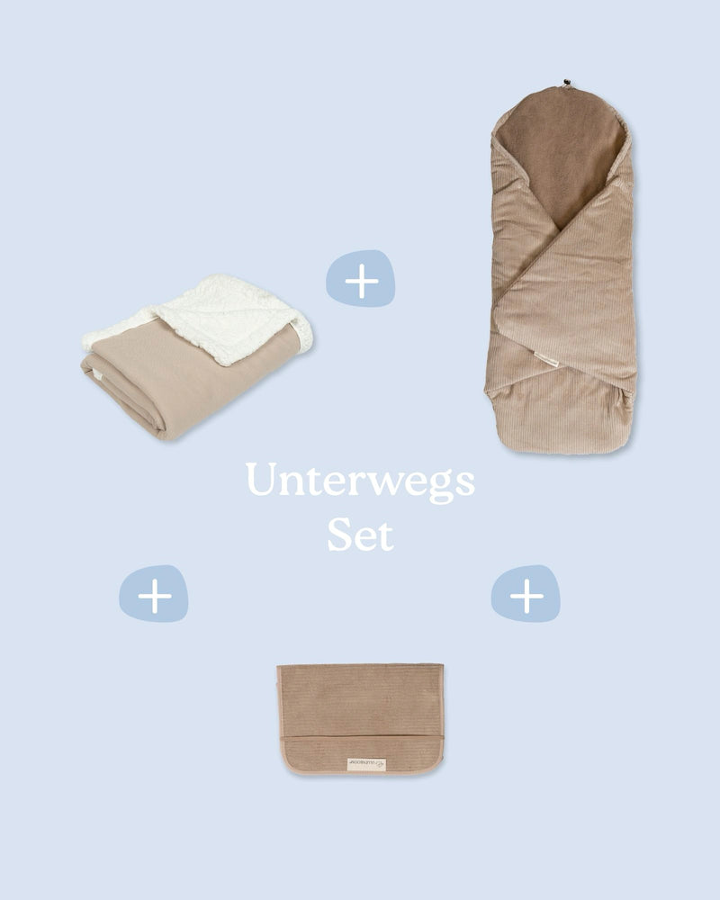 Unterwegs Set Cord Sand-ULLENBOOM Baby