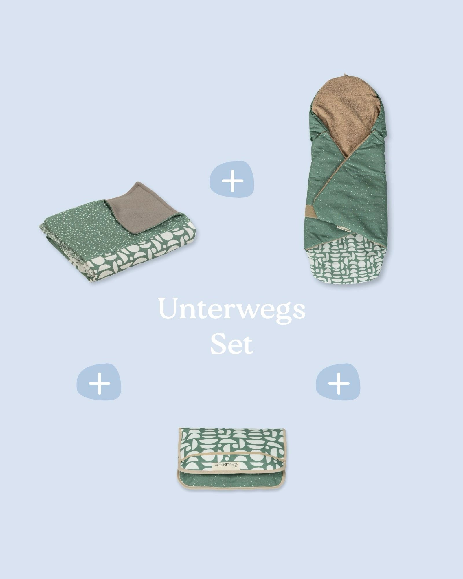 Unterwegs Set Classic Grün-ULLENBOOM Baby