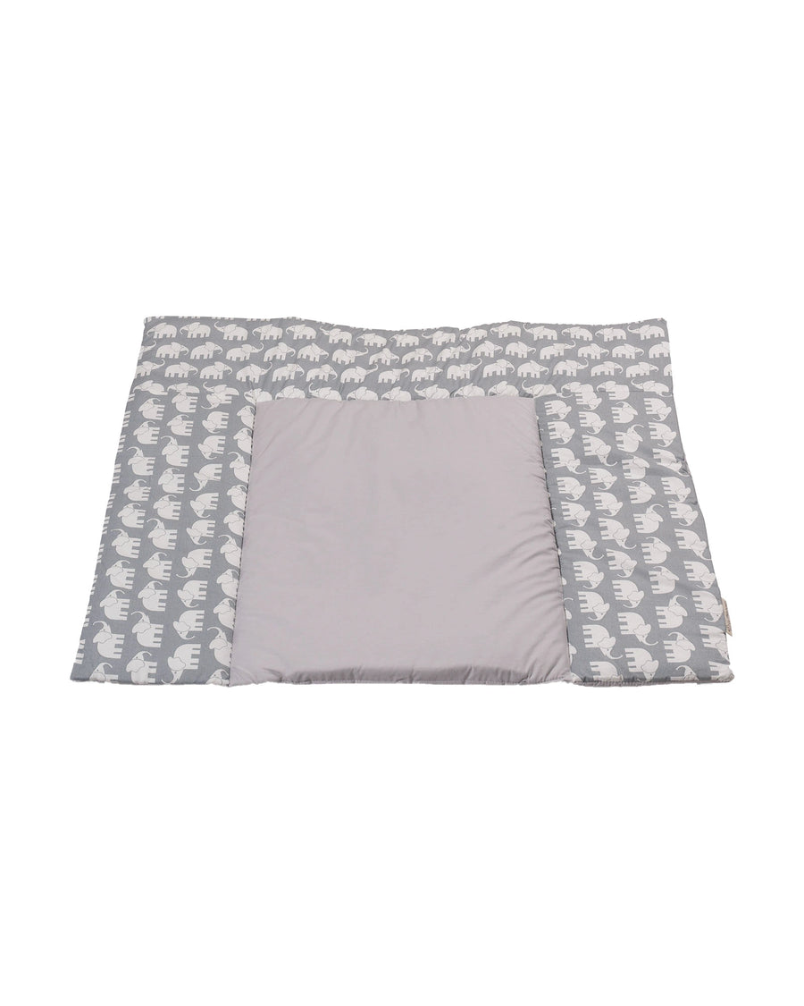 Wickelauflage Grau Elefant-Gepolstere Wickelauflagen-ULLENBOOM Baby