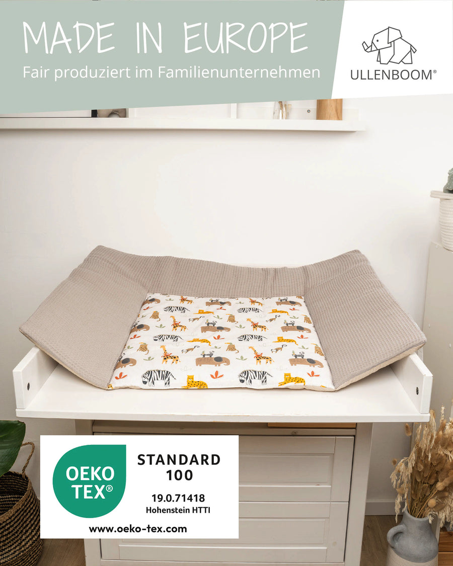 Wickelauflagen-Bezug Sand Savanne-Wickelauflagen-Bezüge-ULLENBOOM Baby
