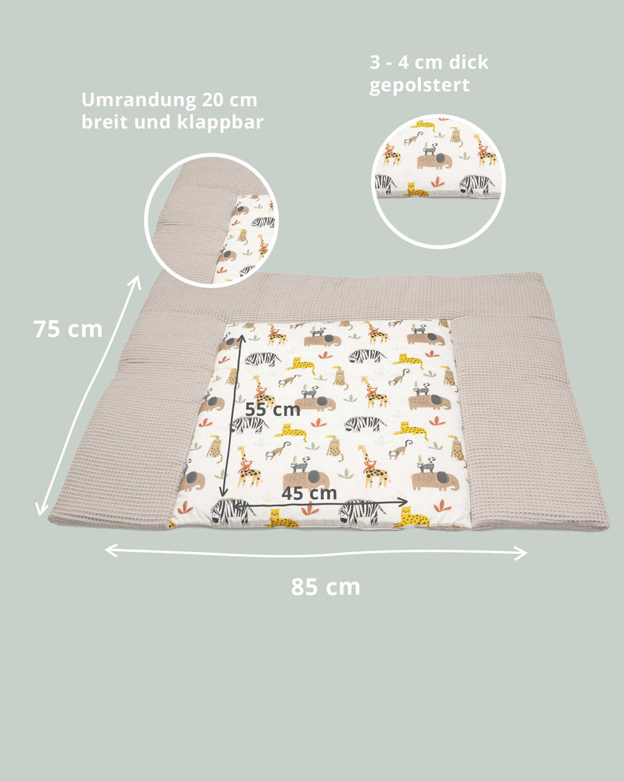 Wickelauflage Sand Savanne-Gepolstere Wickelauflagen-ULLENBOOM Baby