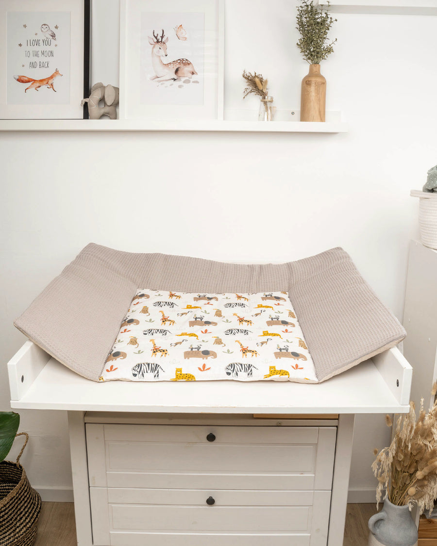 Wickelauflage Sand Savanne-Gepolstere Wickelauflagen-ULLENBOOM Baby