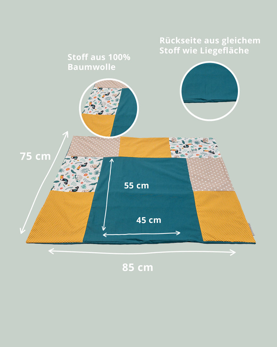 Wickelauflagen-Bezug Dschungel-Wickelauflagen-Bezüge-ULLENBOOM Baby