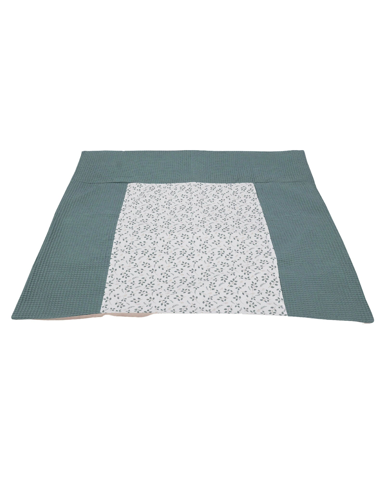 Wickelauflagen-Bezug Floral Grün-Wickelauflagen-Bezüge-ULLENBOOM Baby
