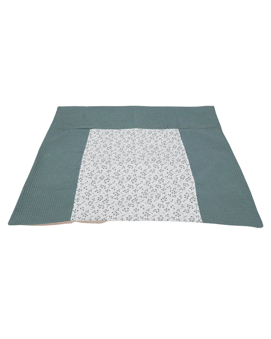 Wickelauflagen-Bezug Floral Grün-Wickelauflagen-Bezüge-ULLENBOOM Baby