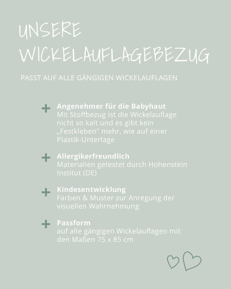 Wickelauflagen-Bezug Classic Flieder-Wickelauflagen-Bezüge-ULLENBOOM Baby