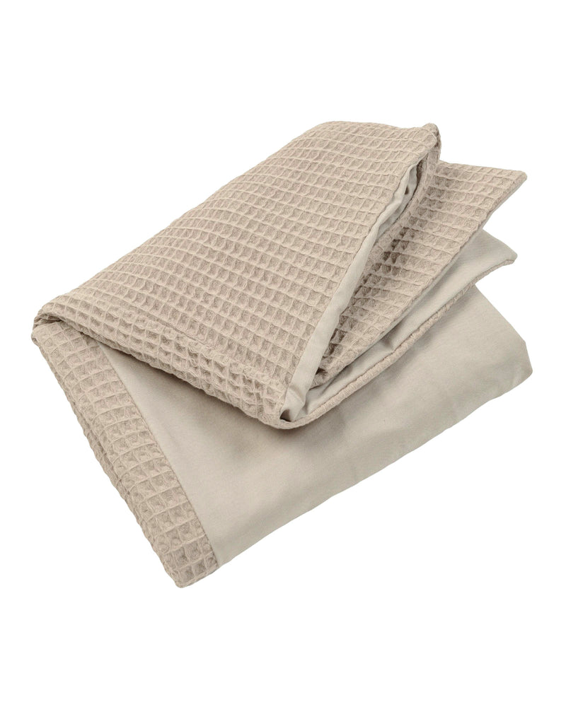 Wickelauflagen-Bezug Waffelpiqué Sand