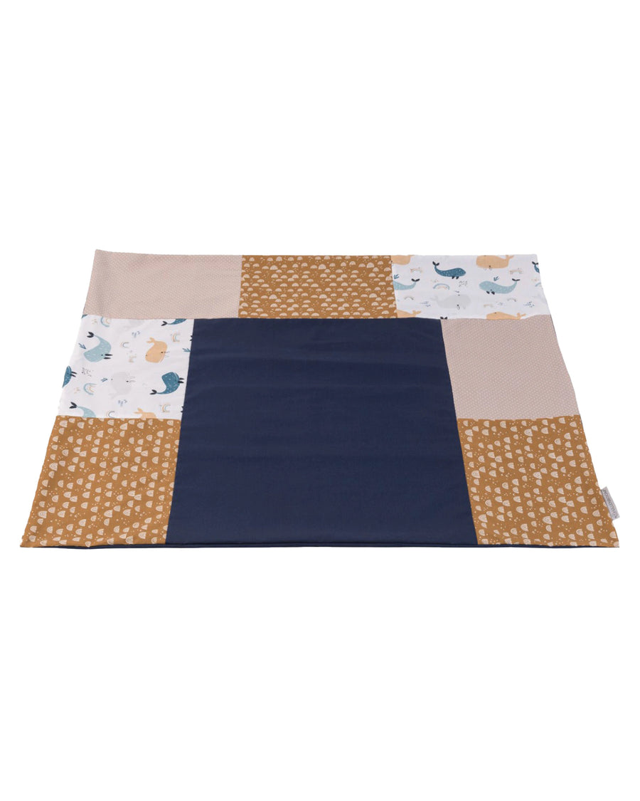 Wickelauflagen-Bezug Wale-Wickelauflagen-Bezüge-ULLENBOOM Baby