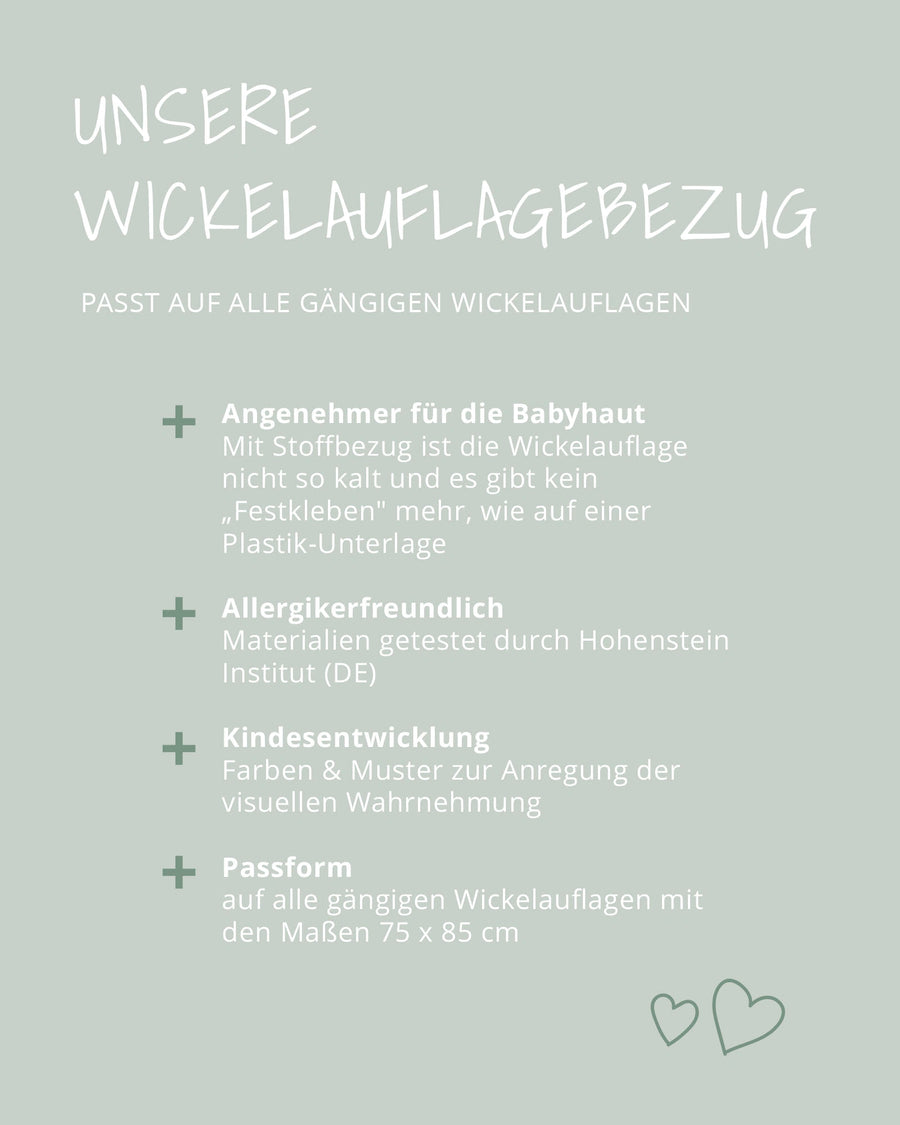 Wickelauflagen-Bezug Wale-Wickelauflagen-Bezüge-ULLENBOOM Baby