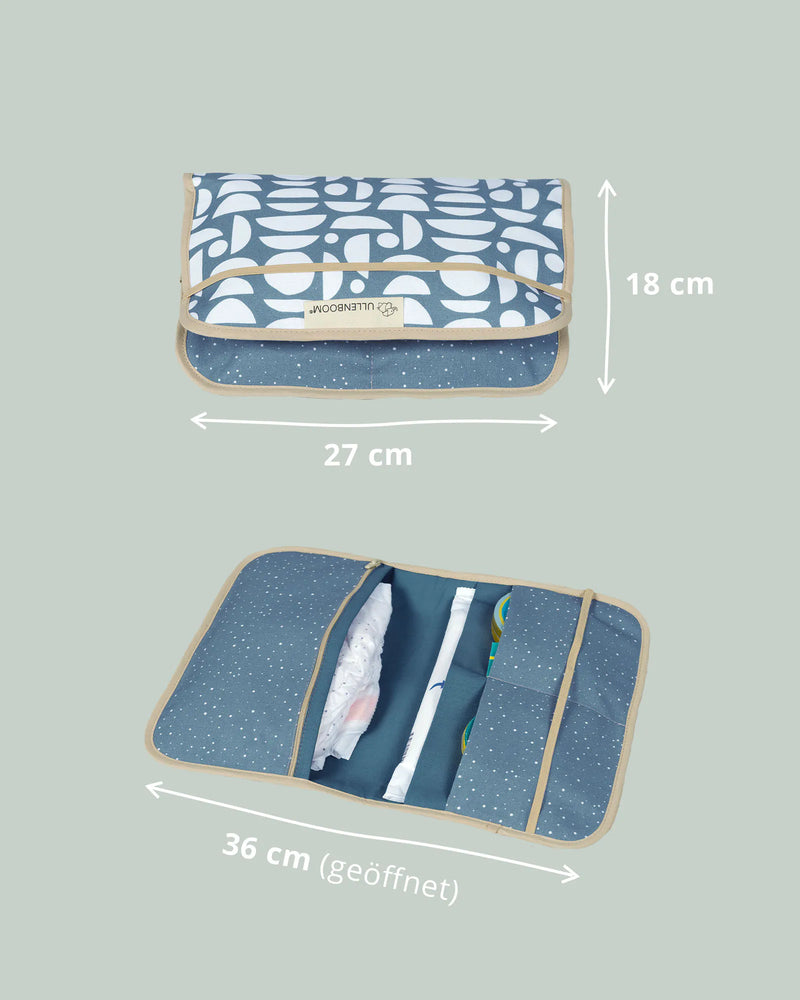 Windeltasche Classic Blau-Windeltaschen-ULLENBOOM Baby