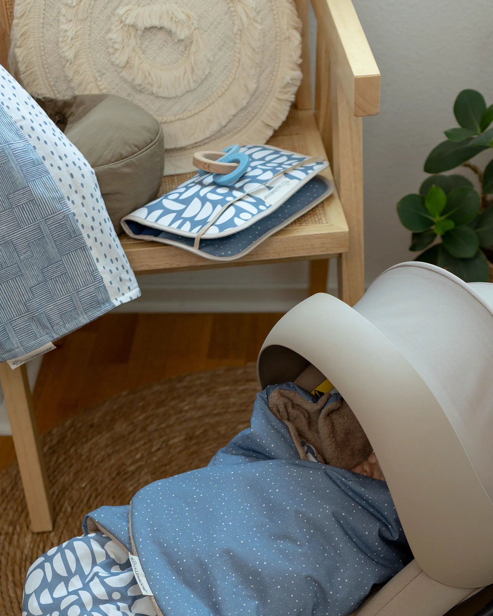 Windeltasche Classic Blau-Windeltaschen-ULLENBOOM Baby