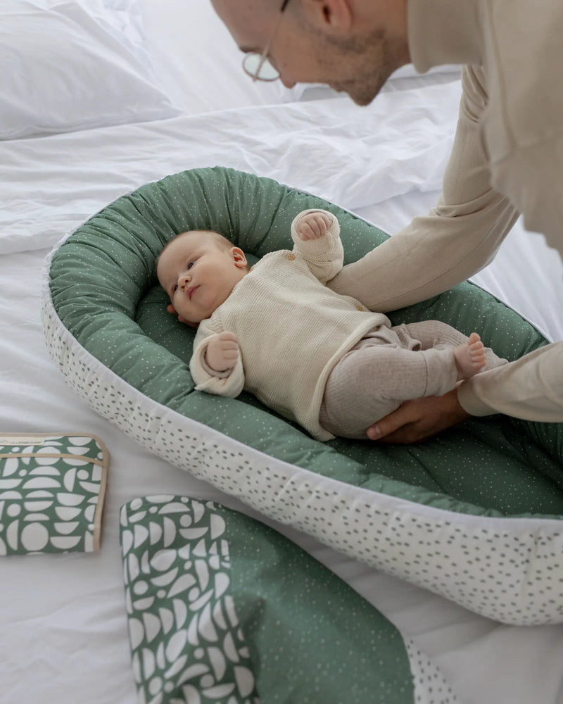 Windeltasche Classic Grün-Windeltaschen-ULLENBOOM Baby