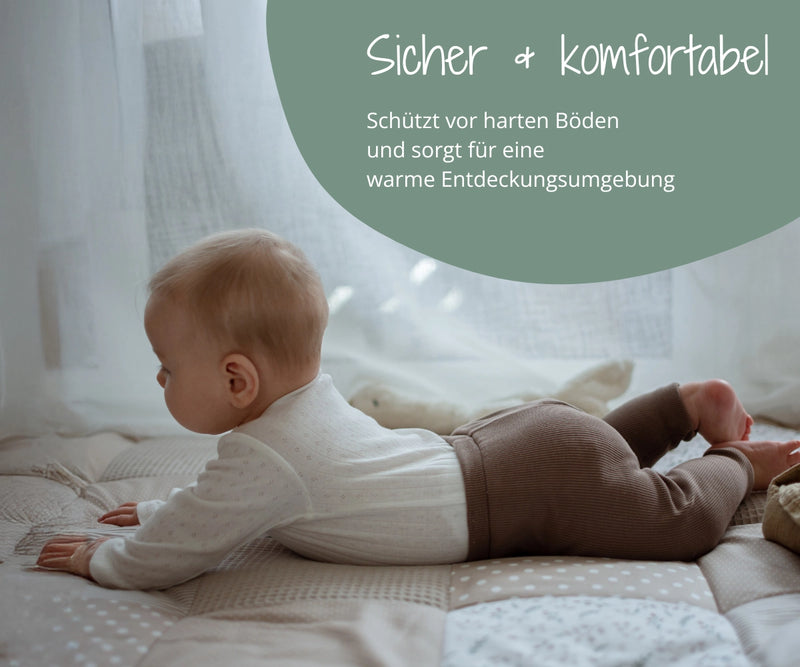ULLENBOOM Krabbeldecke Sicher und Komfortabel schützt vor harten Böden mobile Ansicht