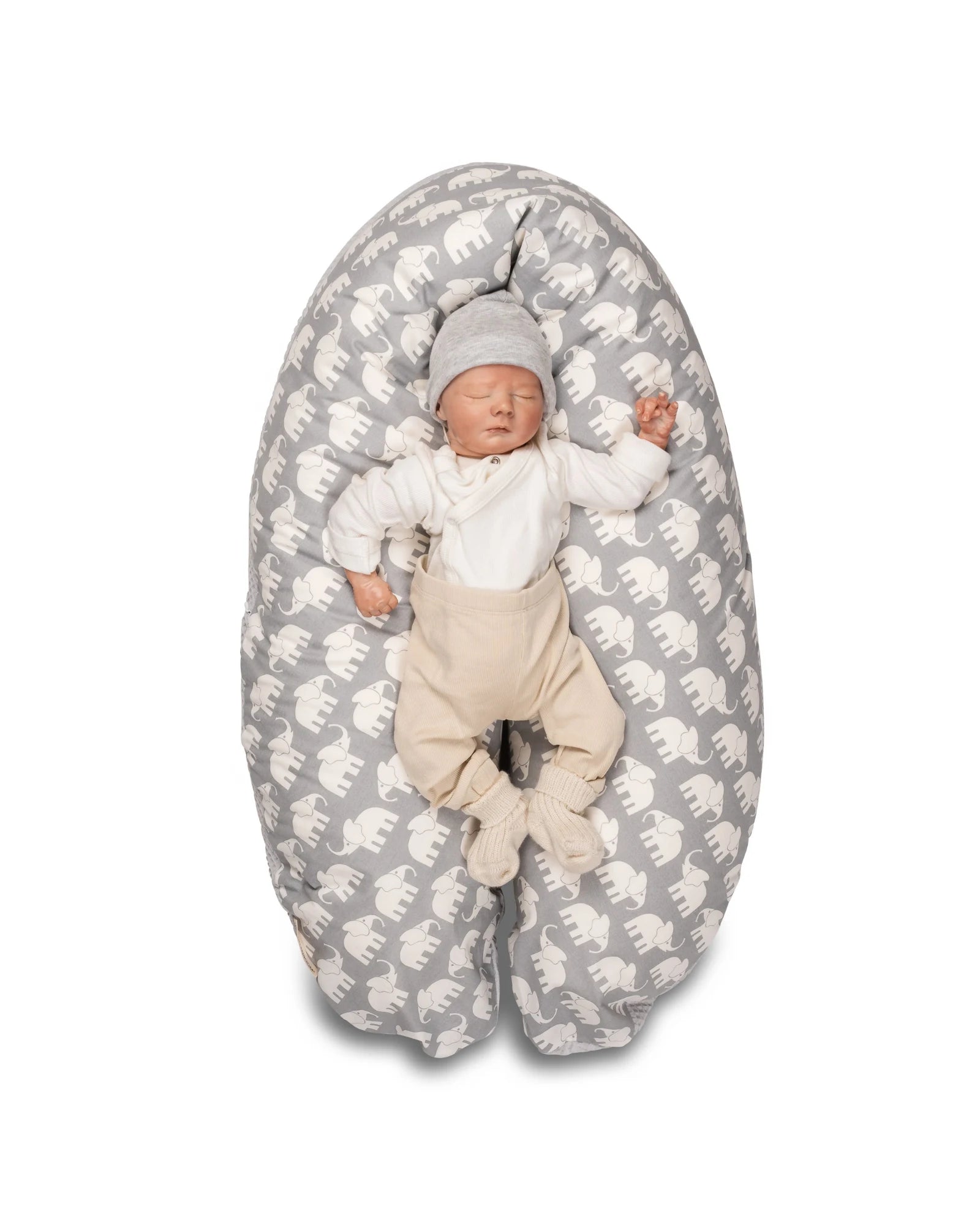 Grau Elefant - Schlummer Set-Baby Schlummer Set in Grau Elefant-ULLENBOOM Baby