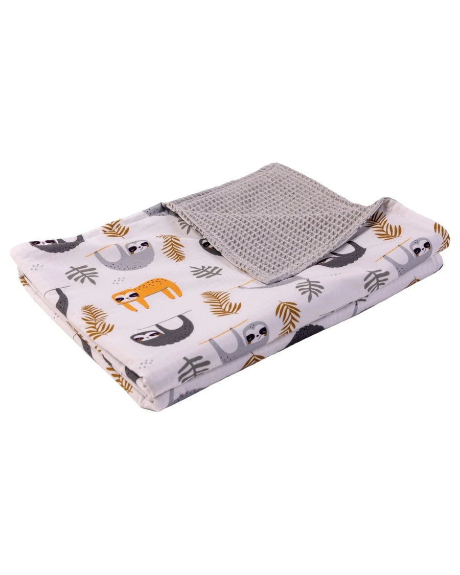 Babydecke Grau Faultiere-ULLENBOOM Baby
