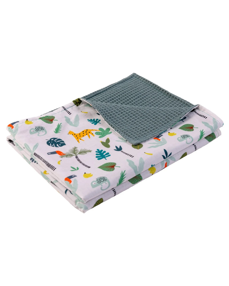 Babydecke Salbeigrün Regenwald-ULLENBOOM Baby