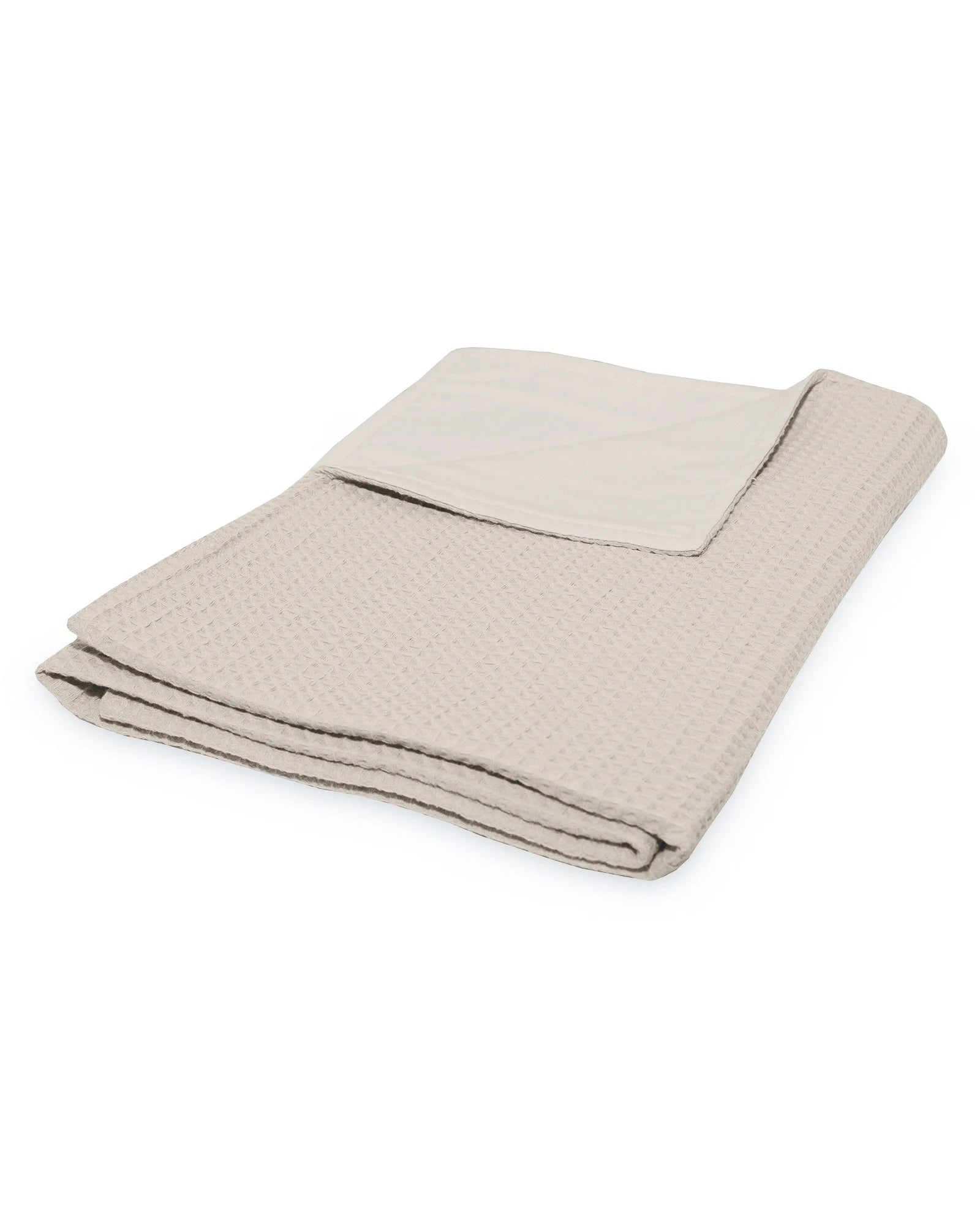 Babydecke Waffelpiqué Sand