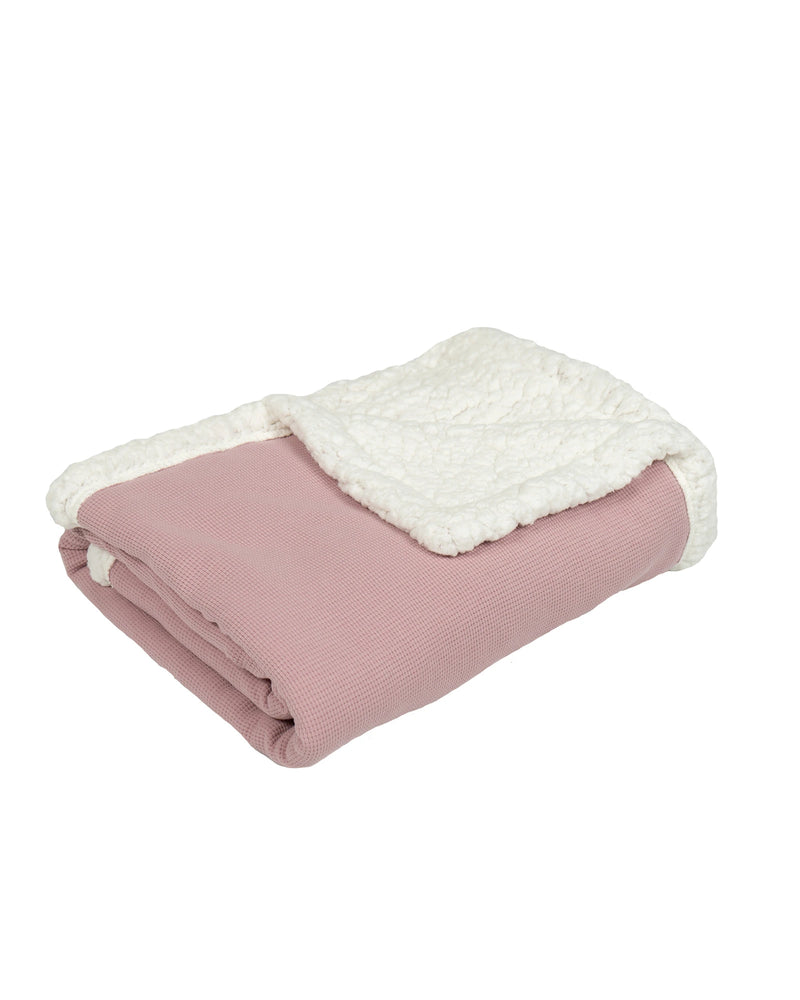 Babydecke Teddy Rosa-Babydecken-ULLENBOOM Baby