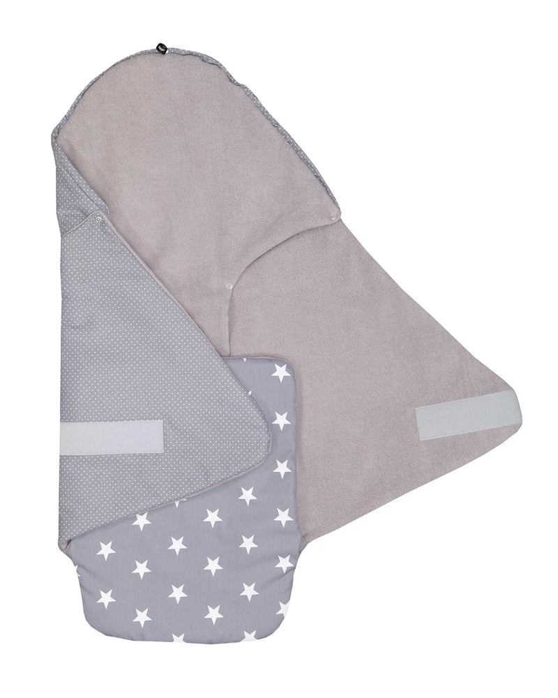 Einschlagdecke Grau Sterne-ULLENBOOM Baby