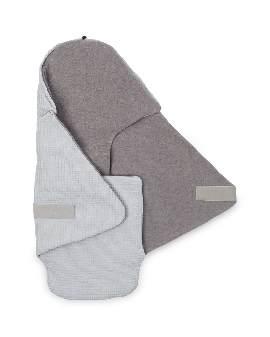 Einschlagdecke Waffelpiqué Grau-ULLENBOOM Baby