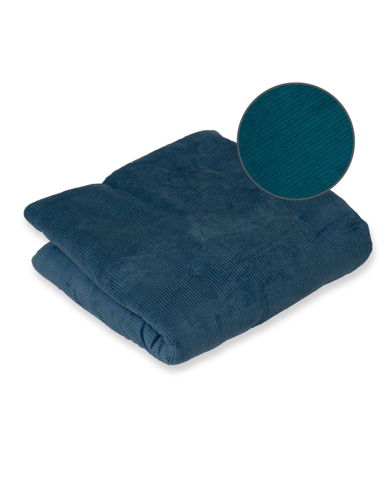 Krabbeldecke CORD PETROL-Krabbeldecke CORD PETROL | ULLENBOOM®-ULLENBOOM Baby