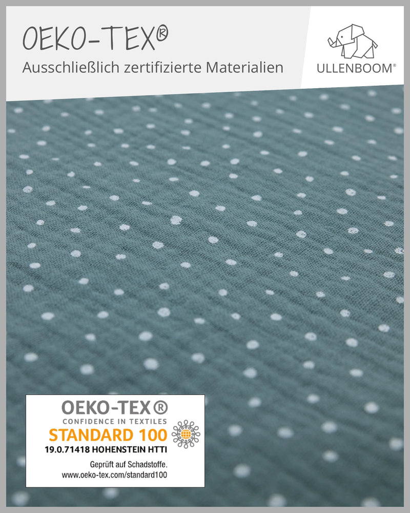 Dreieckstuch MUSSELIN SALBEIGRÜN-ULLENBOOM Baby