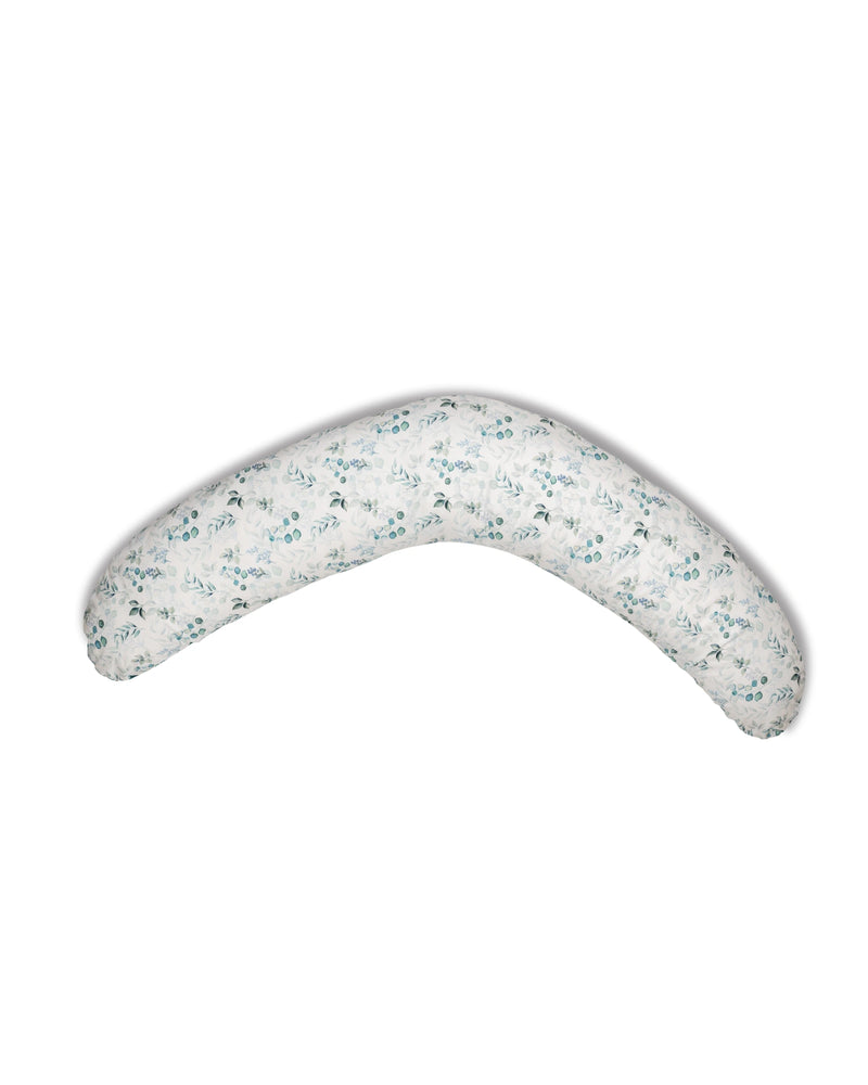 190 cm Stillkissen Eukalyptus Petrol-190 cm Große Stillkissen-ULLENBOOM Baby