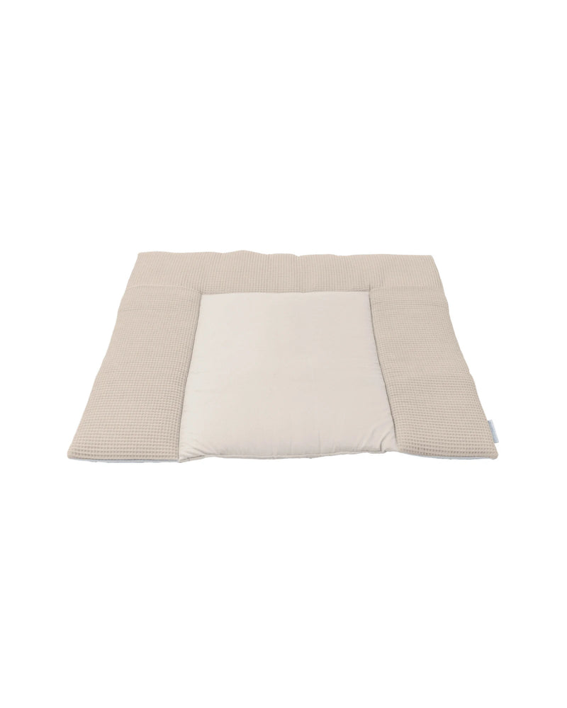 Wickelauflage Waffelpiqué Sand-ULLENBOOM Baby