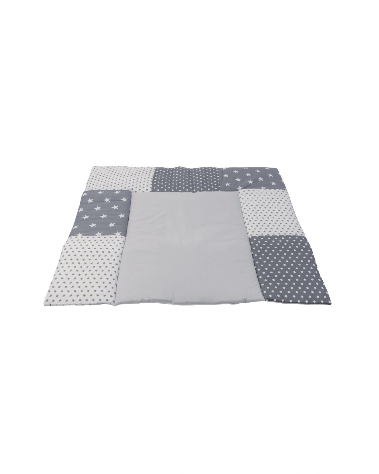 Wickelauflage Grau Sterne-ULLENBOOM Baby