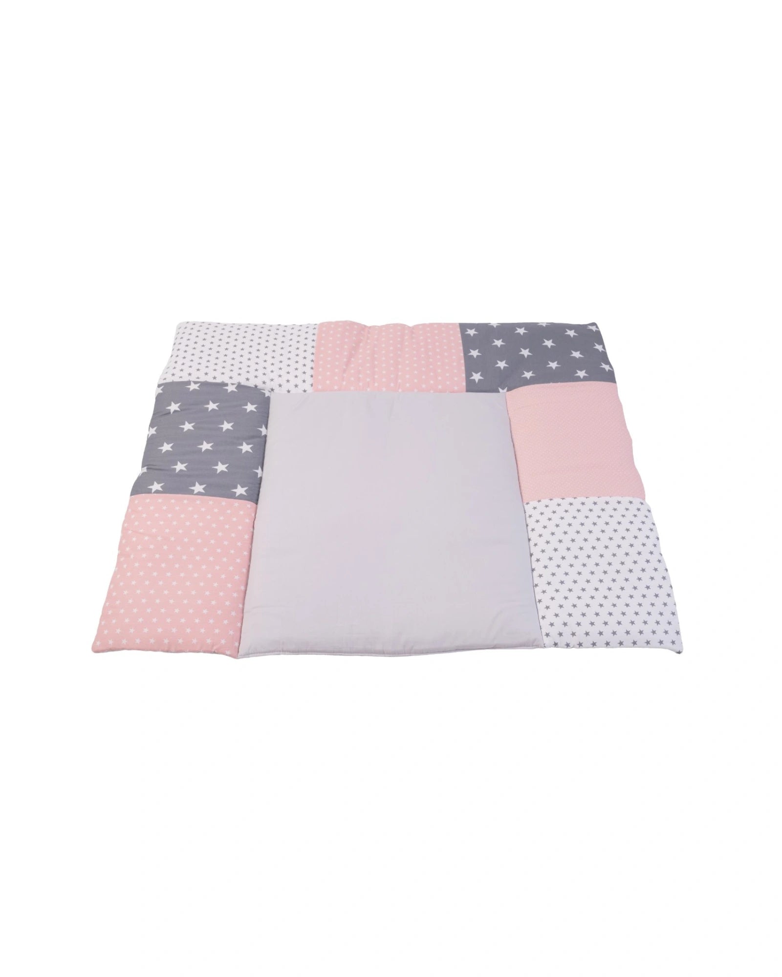 Wickelauflage Rosa Grau-ULLENBOOM Baby