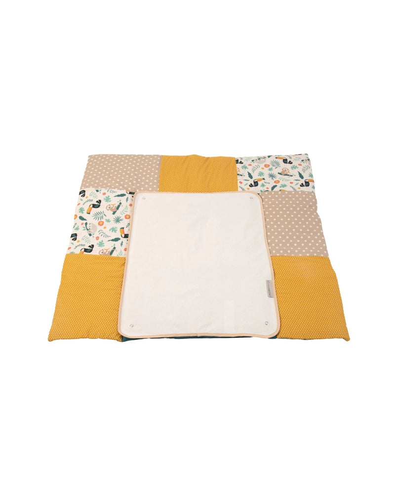 Wickelauflage mit Wechselmatte Dschungel-Wickelauflagen mit Wechselmatten-ULLENBOOM Baby