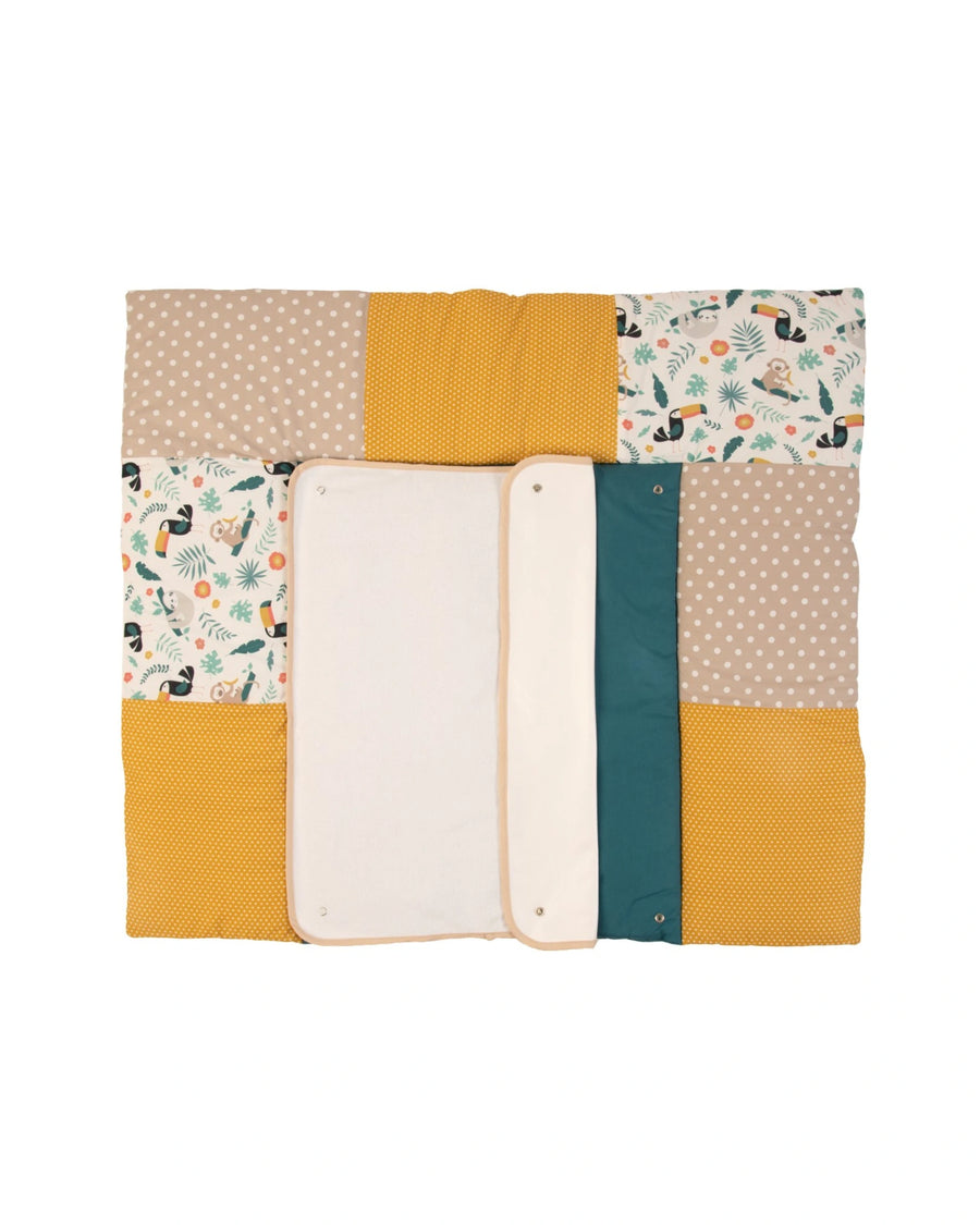 Wickelauflage mit Wechselmatte Dschungel-Wickelauflagen mit Wechselmatten-ULLENBOOM Baby