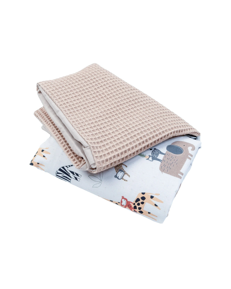 Wickelauflagen-Bezug Sand Savanne-ULLENBOOM Baby