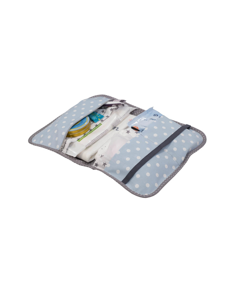 Windeltasche Blau Hellblau Grau-ULLENBOOM Baby