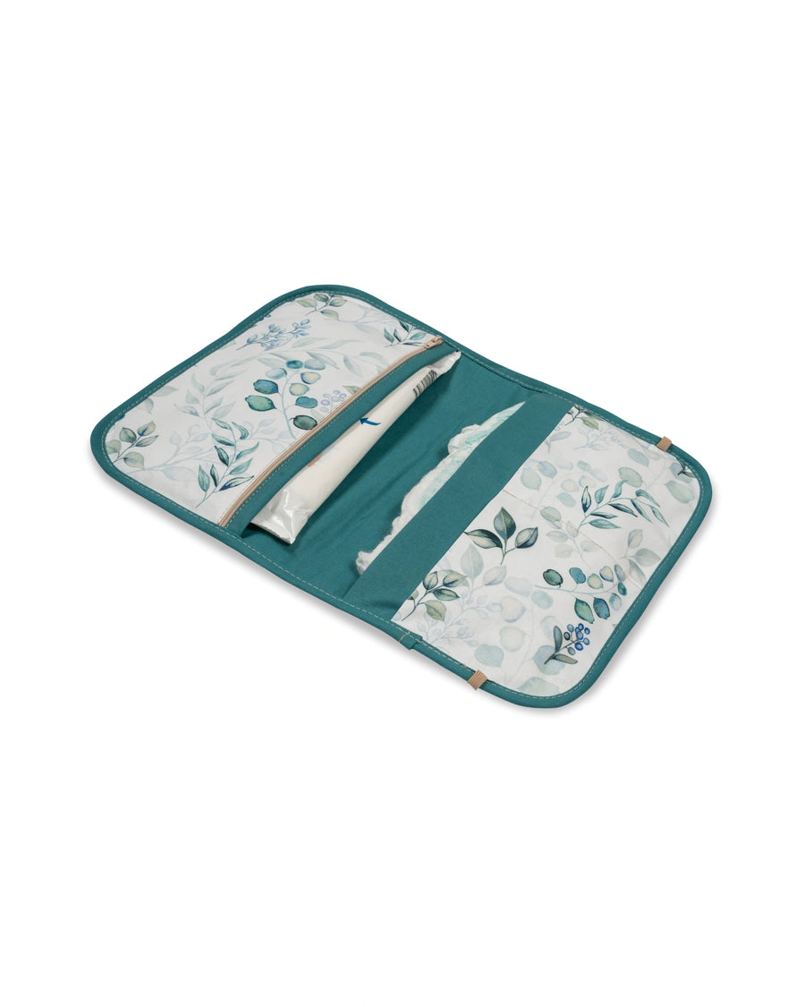 Windeltasche Eukalyptus Petrol-ULLENBOOM Baby