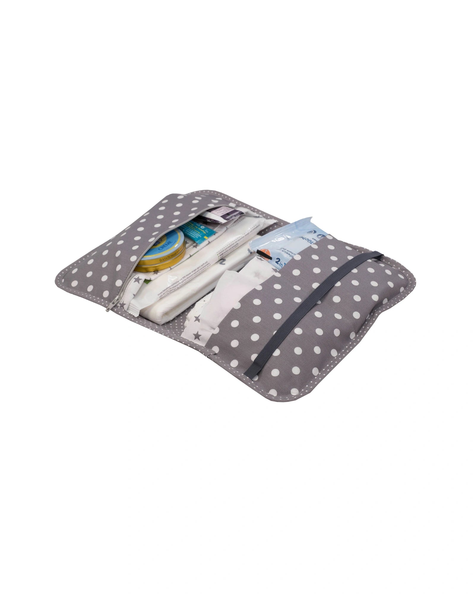 Windeltasche Grau Sterne-ULLENBOOM Baby