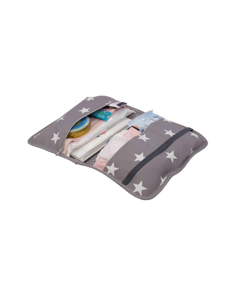 Windeltasche Rosa Grau-ULLENBOOM Baby