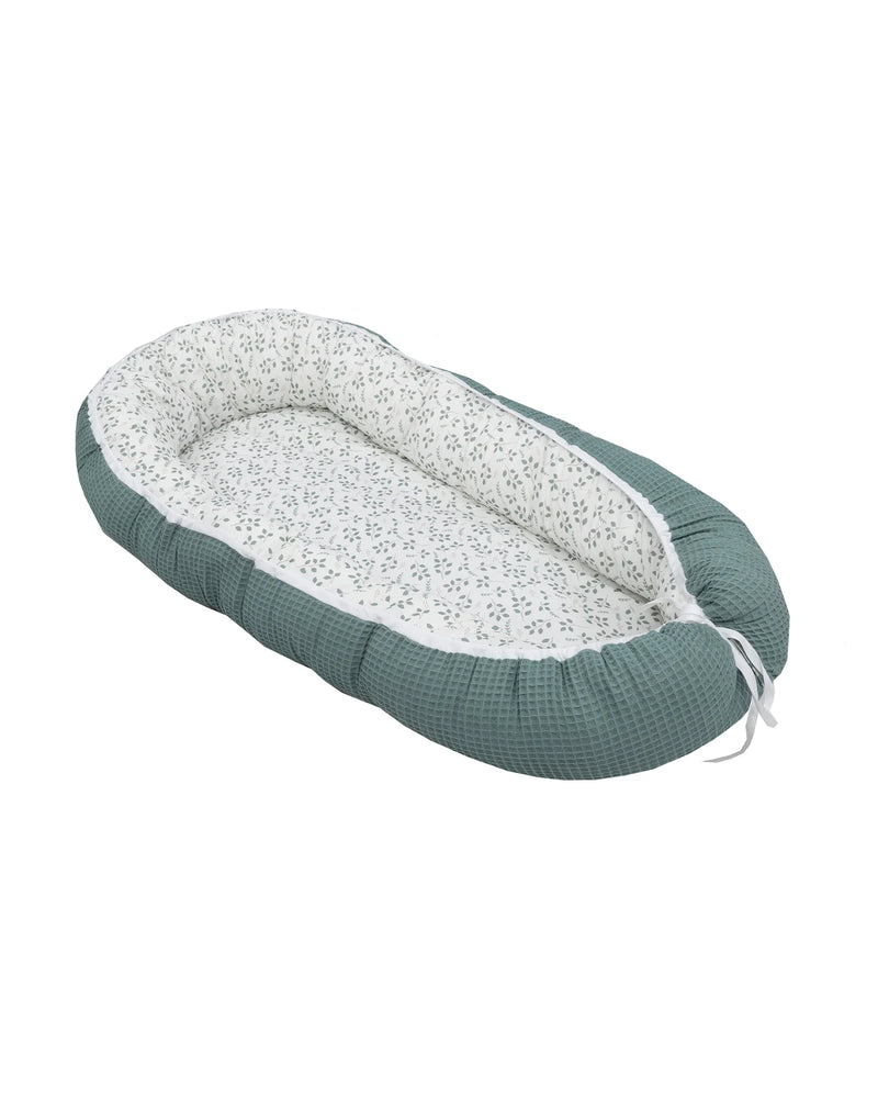 Babynest Floral Grün-ULLENBOOM Baby