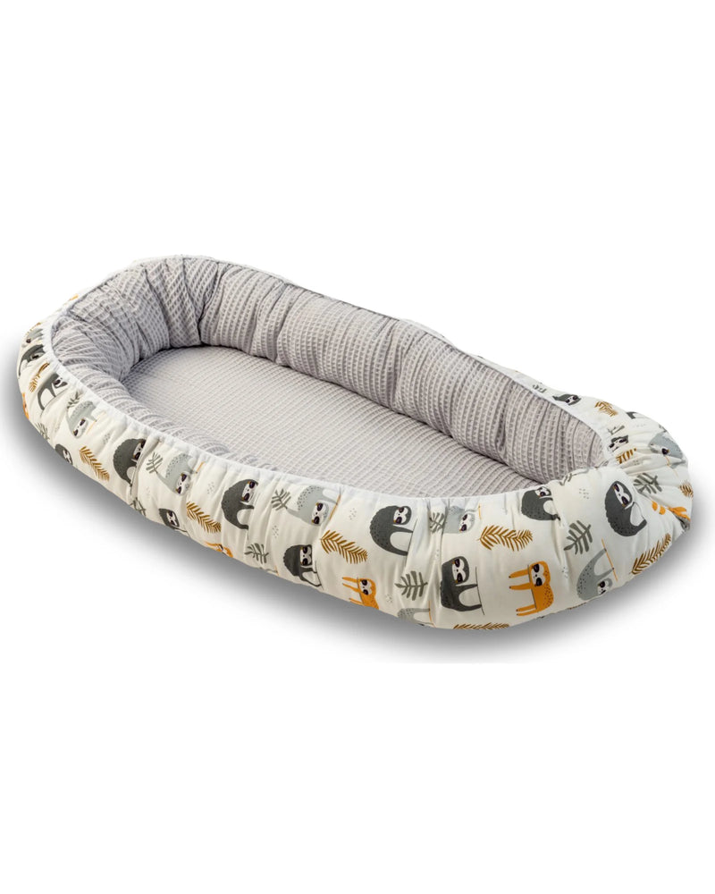 Babynest Grau Faultiere-ULLENBOOM Baby