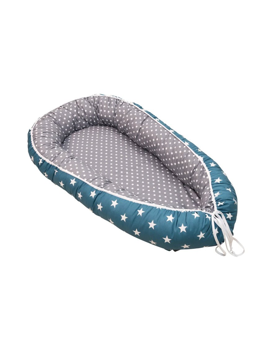 Babynest Waldtiere Petrol-ULLENBOOM Baby