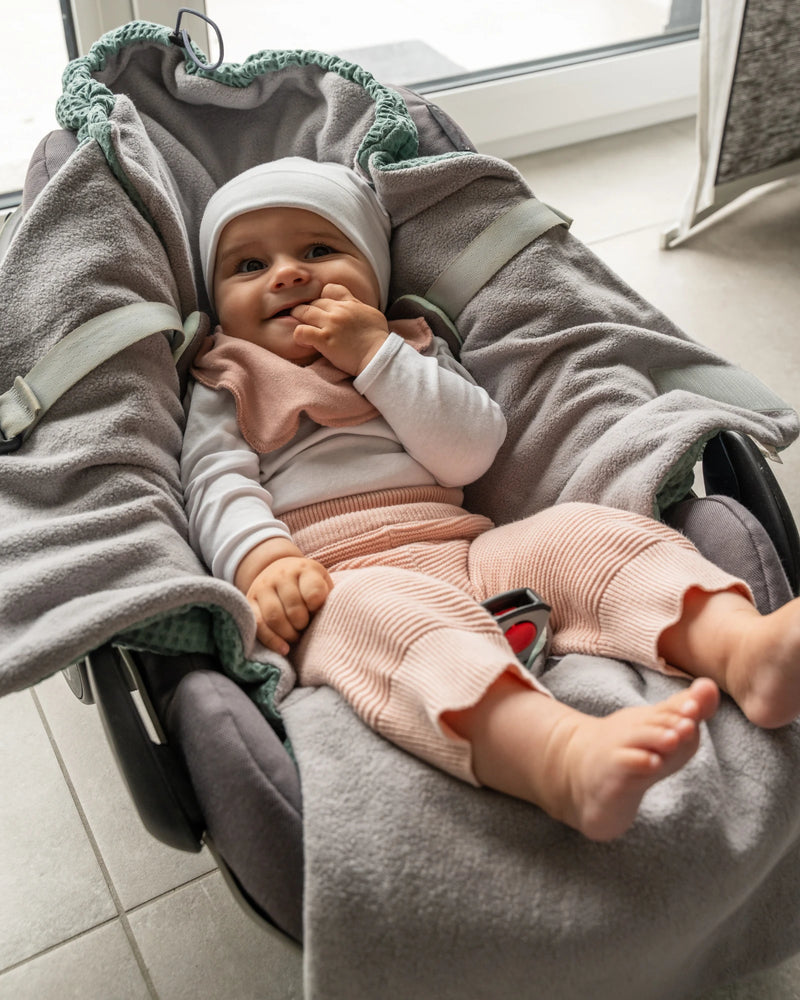 Einschlagdecke Waffelpiqué SALBEIGRÜN-ULLENBOOM Baby