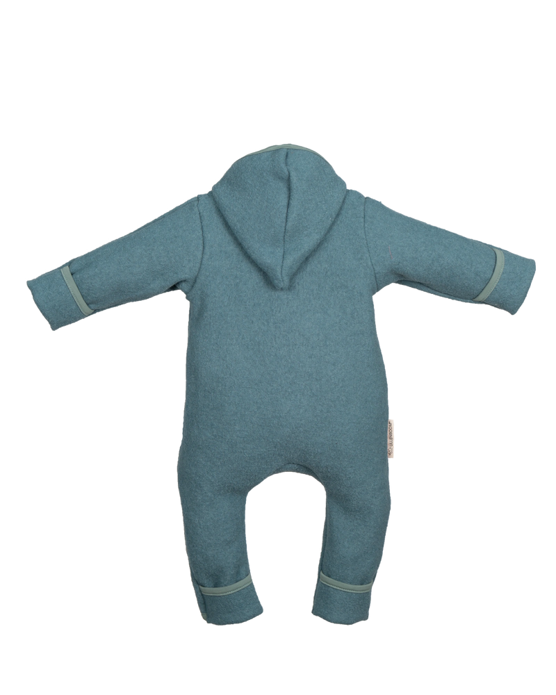 Wollwalk Anzug SALBEIGRÜN-ULLENBOOM Baby