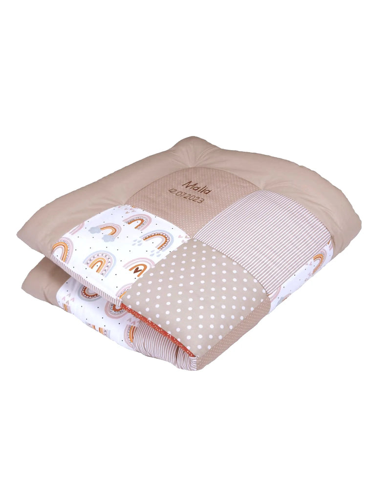 Krabbeldecke REGENBOGEN-Personalisierbare Krabbeldecke Regenebogen ULLENBOOM®-ULLENBOOM Baby