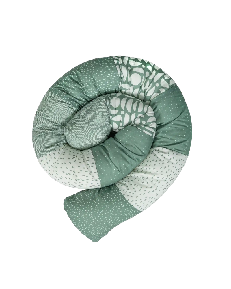 Baby Bettschlange Classic Grün-Bettschlangen-ULLENBOOM Baby