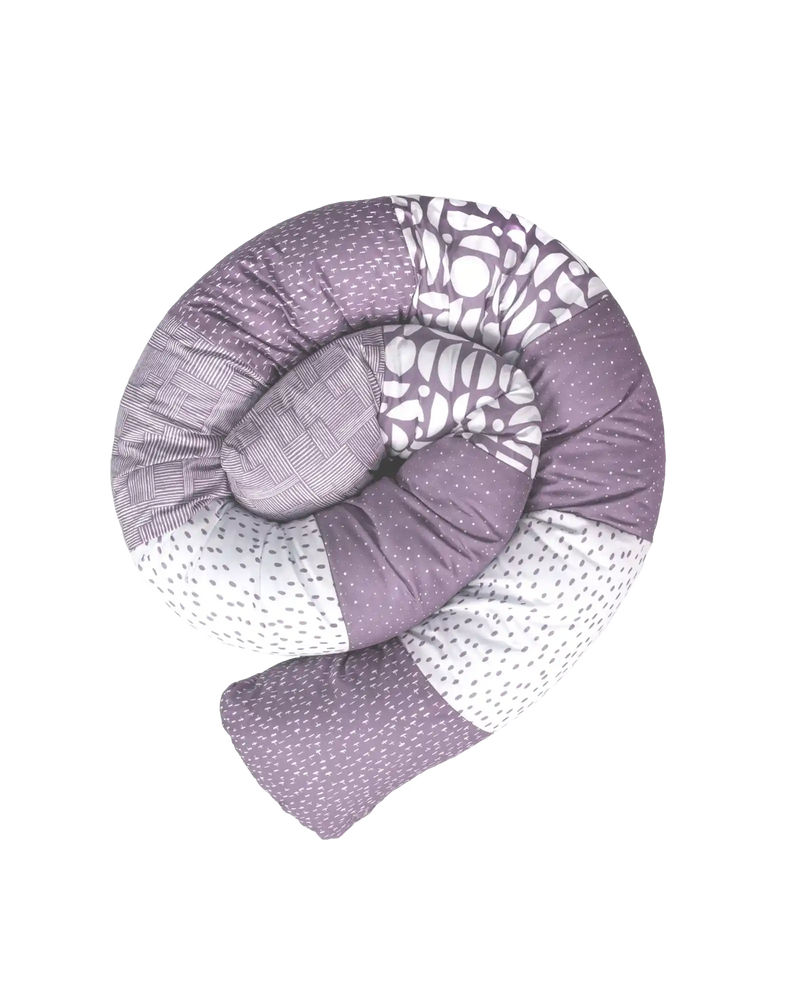 Baby Bettschlange Classic Flieder-Bettschlangen-ULLENBOOM Baby