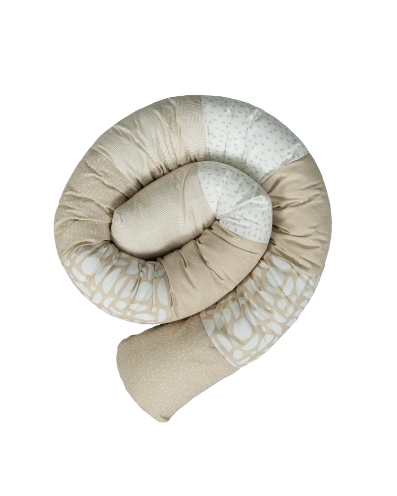 Baby Bettschlange Classic Sand-Bettschlangen-ULLENBOOM Baby