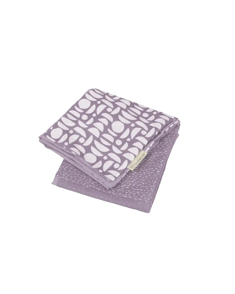 Wickelauflagen-Bezug Classic Flieder-Wickelauflagen-Bezüge-ULLENBOOM Baby