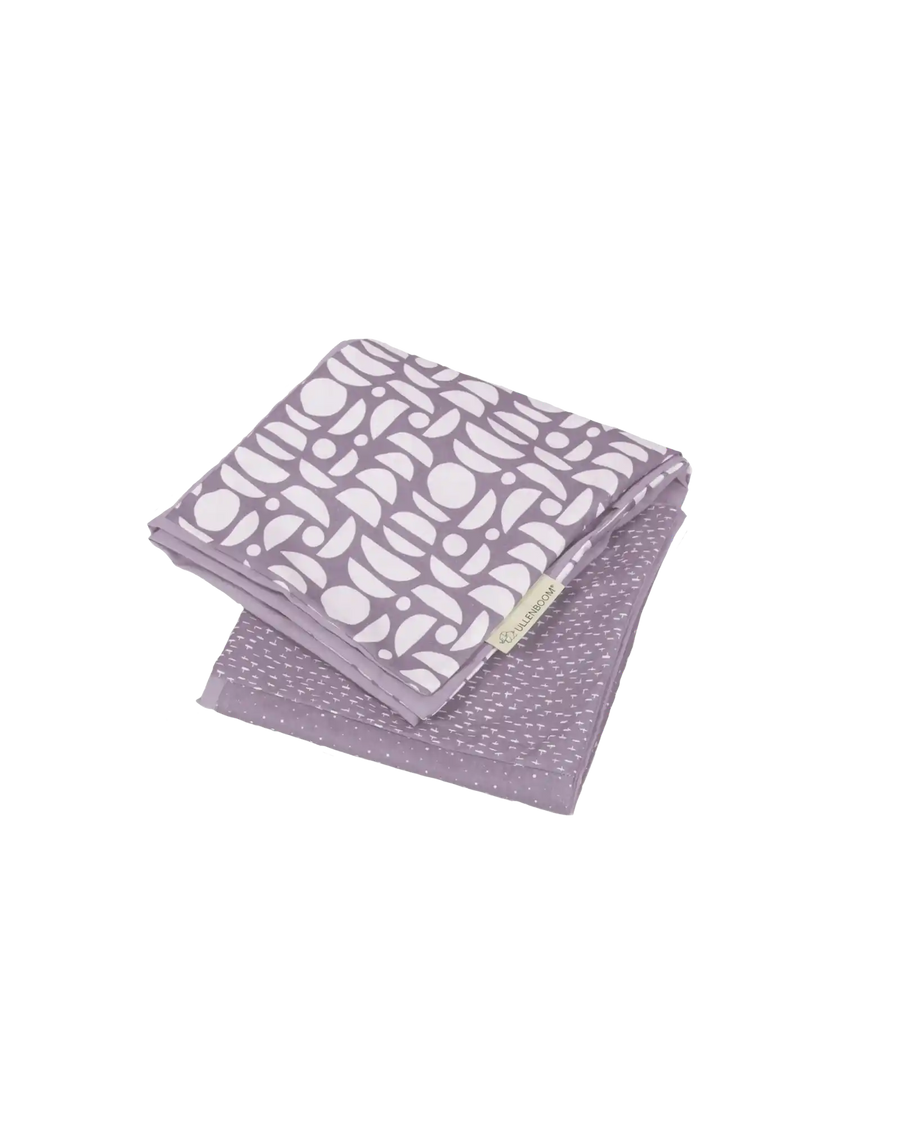 Wickelauflagen-Bezug Classic Flieder-Wickelauflagen-Bezüge-ULLENBOOM Baby
