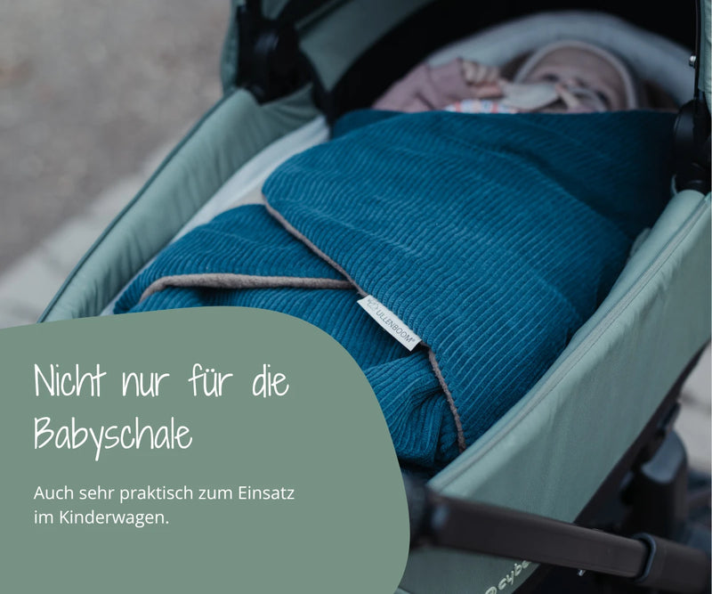 Auch im Kinderwagen praktisch ULLENBOOM EInschlagdecke